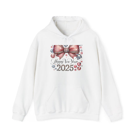 Happy New Year 2025 Unisex Hoodie | Festive & Cozy Sweatshirt for Celebrations